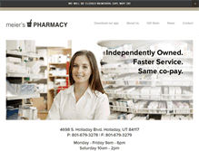 Tablet Screenshot of meierspharmacy.com